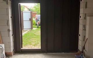 ворота гаражные вид внутри